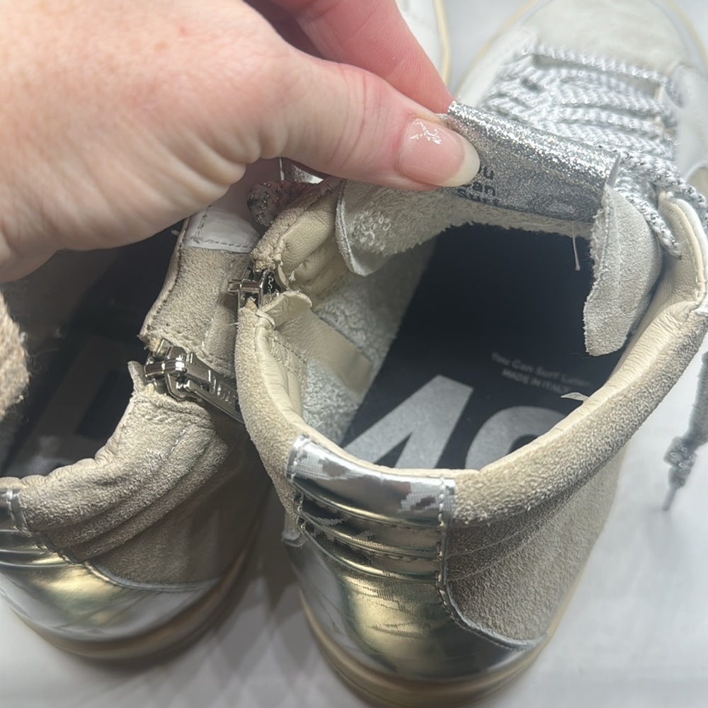 P448 High Top Skate Flex Sneakers Metallic - Picture 10 of 14